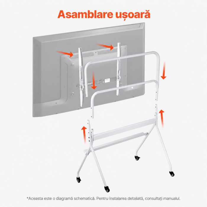 AM319 - Suport TV pentru Televizor 35-100 Inch [5]