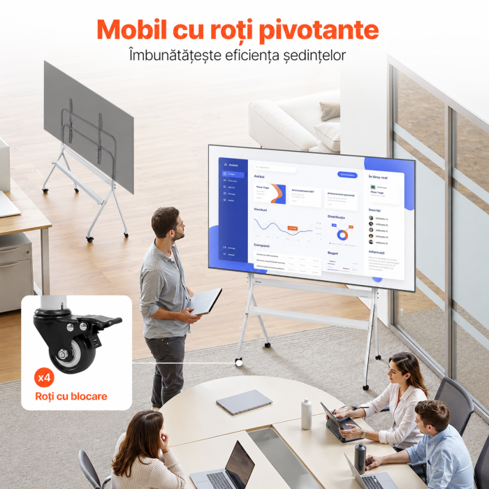 AM319 - Suport TV pentru Televizor 35-100 Inch [7]