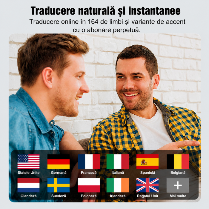 Casti Translator AI cu Traducere Instant si Simultana in Timp Real [4]