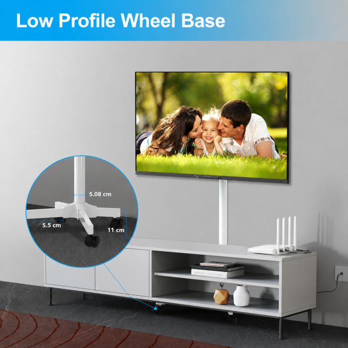 Suport TV pentru televizor 21-60 inch, Alb [4]