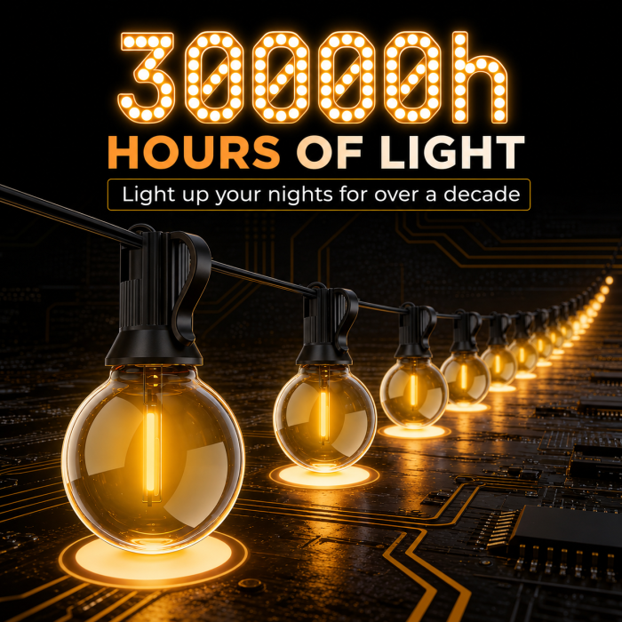 Ghirlanda luminoasa Smart LED pentru exterior, lungime 17.5 m [8]