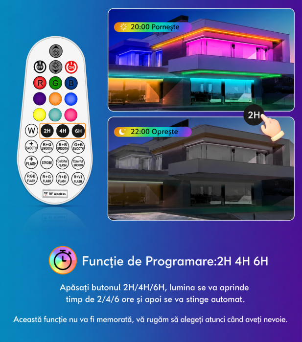AM341 - Set Proiector LED Liniar RGB 44 cm [4]