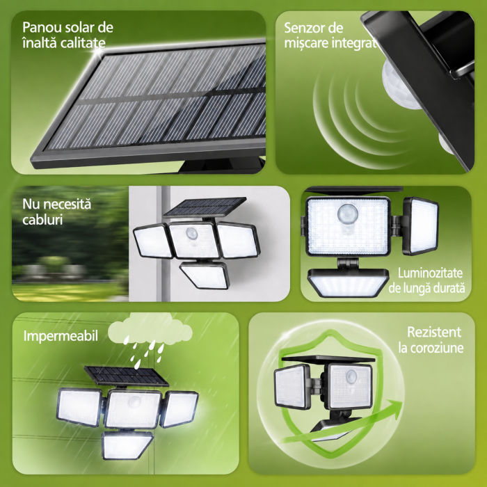 Set 2 lampi solare LED exterior PHILIPS [2]