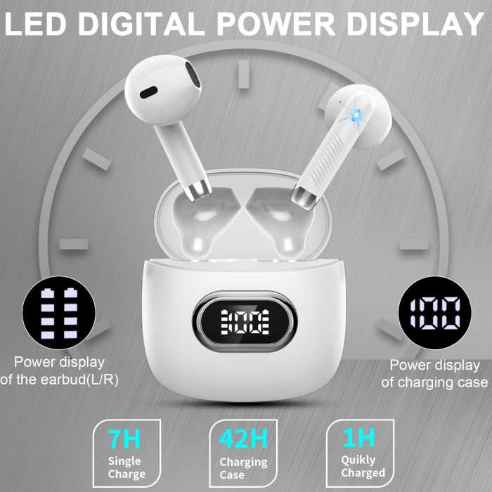 Casti Translator AI 2026 3 in 1, Traducere Vocala 164 Limbi, Bluetooth 5.4, 6 Moduri Traducere, AI Chat, Display LED, 42H Autonomie, IPX7, iOS Android Windows [2]