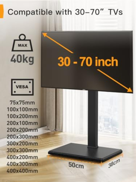Suport pentru televizor Perlegear®, de podea 30-70 inch [2]