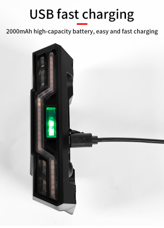 Stop bicicleta AdyMel® in 2 culori cu acumulator [3]