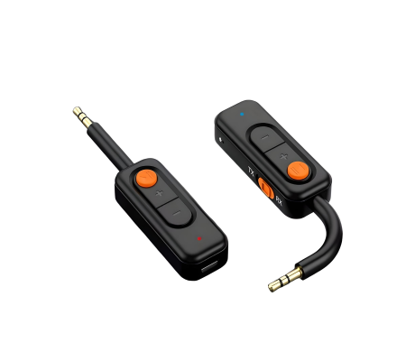 Auto & Biciclete - Adaptor Bluetooth 5.4 AdyMel® – jack 3.5 mm, receptor si transmitator audio, negru.
