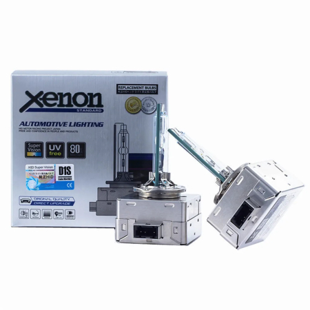 Auto & Biciclete - Becuri xenon D1S AdyMel® – set 2 buc, 35W, lumina alba 6000K, 4500LM, bixenon.