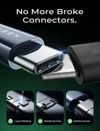 Cablu USB C la USB C LISEN® 60W – set 4 buc, PD 3.0, fast charge. [4]