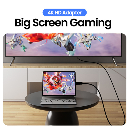 Adaptor Type-C la HDMI AdyMel® 4K 60Hz UHD – Set 2 buc. [4]