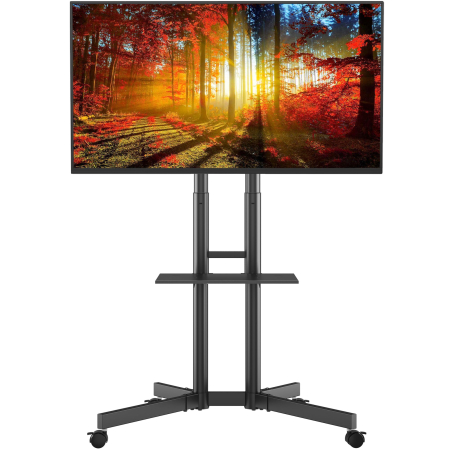 Suporturi TV - Suport TV Bontec® 32–85 inch – stand cu roti 360°, VESA 600x400, multifunctional.