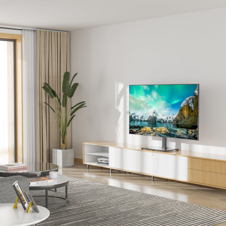 Suport TV Bontec® 26–65 inch – plat si curbat, VESA 600x400, multifunctional. [6]