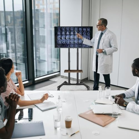 Suport TV premium Adymel® 32–85 inch – stand cu roti 360°, VESA 600x400, multifunctional. [6]