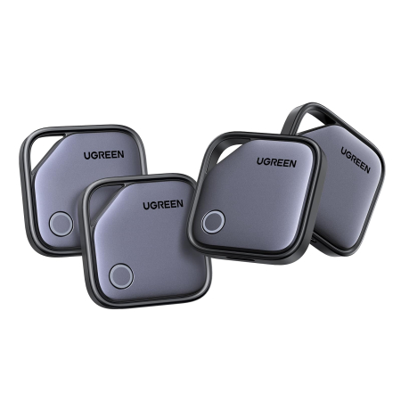 Casa & Birou - Tracker AirTag Bluetooth UGREEN® FineTrack compatibil Apple Find My (iOS), Set 4 buc, localizator obiecte cu baterie inlocuibila 2 ani, certificat Apple MFi