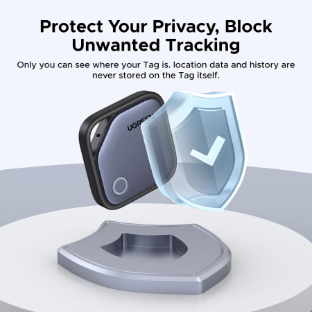 Tracker AirTag Bluetooth UGREEN® FineTrack compatibil Apple Find My (iOS), Set 4 buc, localizator obiecte cu baterie inlocuibila 2 ani, certificat Apple MFi [8]