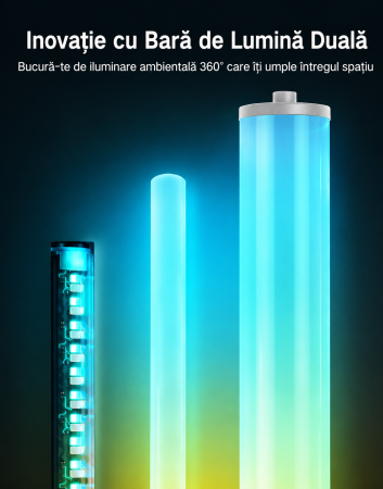 AM312 - Lampadar de podea RGBICW Smart LED, Gri [8]