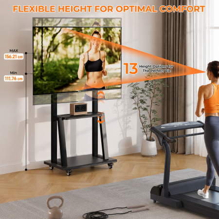 AM318 - Suport TV pentru Televizor 32-75 Inch si 2 comode [7]
