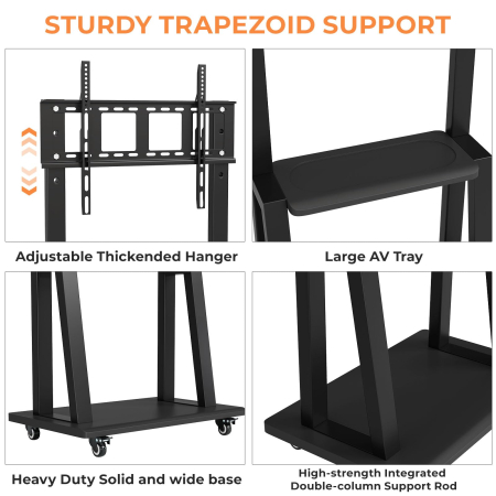 AM318 - Suport TV pentru Televizor 32-75 Inch si 2 comode [6]