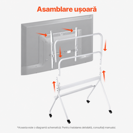 AM319 - Suport TV pentru Televizor 35-100 Inch [4]