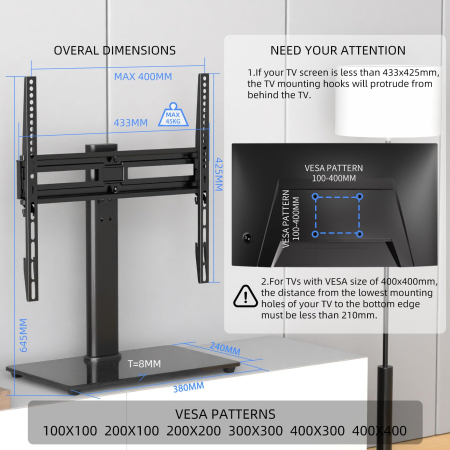 Suport TV 26-55 inch Suptek® TS202 [1]