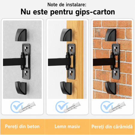 Set 2 x Suporturi universale de perete pentru Boxe Audio [4]