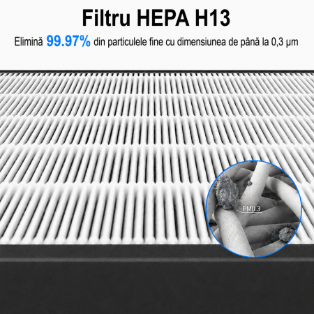 Set 2 x Filtru Hepa H13 Compatibil cu Levoit Vital 100S [3]