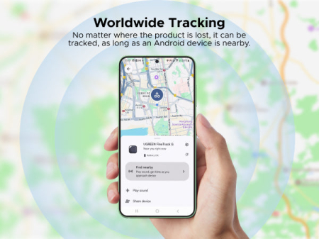 Set 4 Trackere Bluetooth Android, Google Find Hub, USB-C, Autonomie pana la 12 Luni [5]