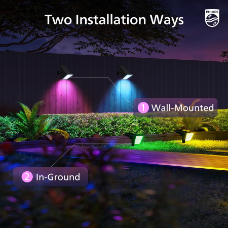 Lampi Solare LED RGBW Exterior, 18 LED, 9 Moduri, Montaj 2 in 1 + Cutter 130 mm [3]
