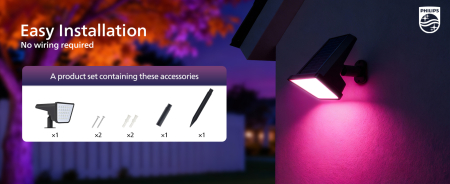 Lampi Solare LED RGBW Exterior, 18 LED, 9 Moduri, Montaj 2 in 1 + Cutter 130 mm [5]