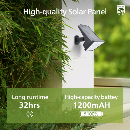 Set 4 Lampi Solare LED Exterior, 28 LED, 1200 mAh, Montaj 2 in 1 + Cutter 130 mm [3]