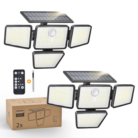 Toate produsele - Set 2 lampi solare LED exterior PHILIPS