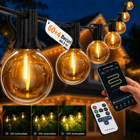 Ghirlanda Smart LED exterior 46.5 m