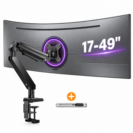 Toate produsele - Suport Monitor 13-49 inch, UltraWide, 17 kg, VESA, Brat Reglabil