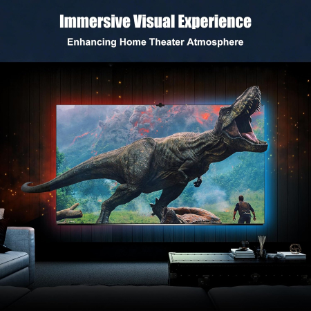 Banda LED TV Smart 4m AR Colour Sync, RGB IC, Sincronizare Muzica, Control Bluetooth si Telecomanda, pentru TV 55–65 inch [1]