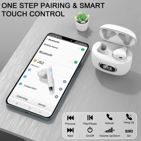 Casti Translator AI 2026 3 in 1, Traducere Vocala 164 Limbi, Bluetooth 5.4, 6 Moduri Traducere, AI Chat, Display LED, 42H Autonomie, IPX7, iOS Android Windows [2]