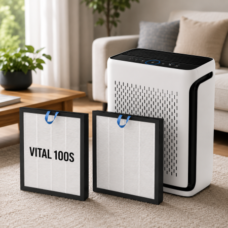 Casa & Birou - Set 2 x Filtru Hepa H13 Compatibil cu Levoit Vital 100S