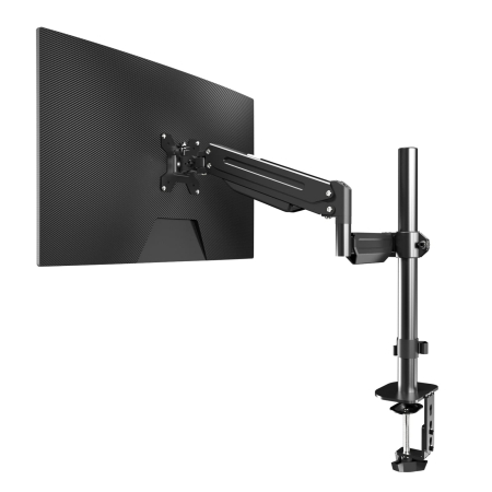 Accesorii Monitoare - Suport Monitor Reglabil cu Brat pe Gaz, 13–32 Inch, 360°, Inclinare 90°, VESA 75/100, Montaj Birou, 6 kg