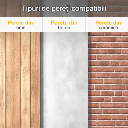 AM307 - Suport pentru 2 Monitoare 17–32 Inch, de prins in perete, suport vertical monitoare orizontal, suport monitor multifunctional, reglabil pe Inaltime, Rotire 360°, Inclinare, VESA 75/100, 9 kg/Brat [5]