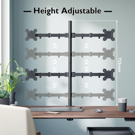 AM214 - Suport pentru 4 monitoare Bontec® 13-27 inch [1]