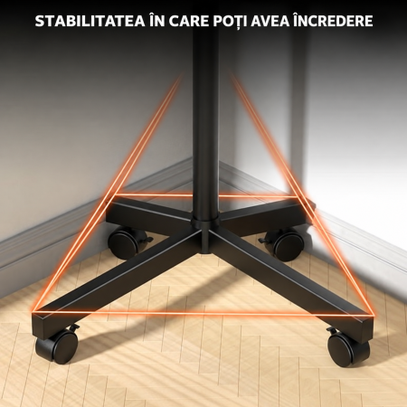 Suport televizor cu roti 23–60 inch [5]