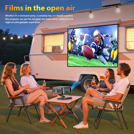 Proiector Smart XIWBSY 4K Google TV 2025, 1500 ANSI, Full HD 1080P, WiFi 6, Bluetooth 5.3, HDR10, Autofocus AI, Proiectie Tavan [9]