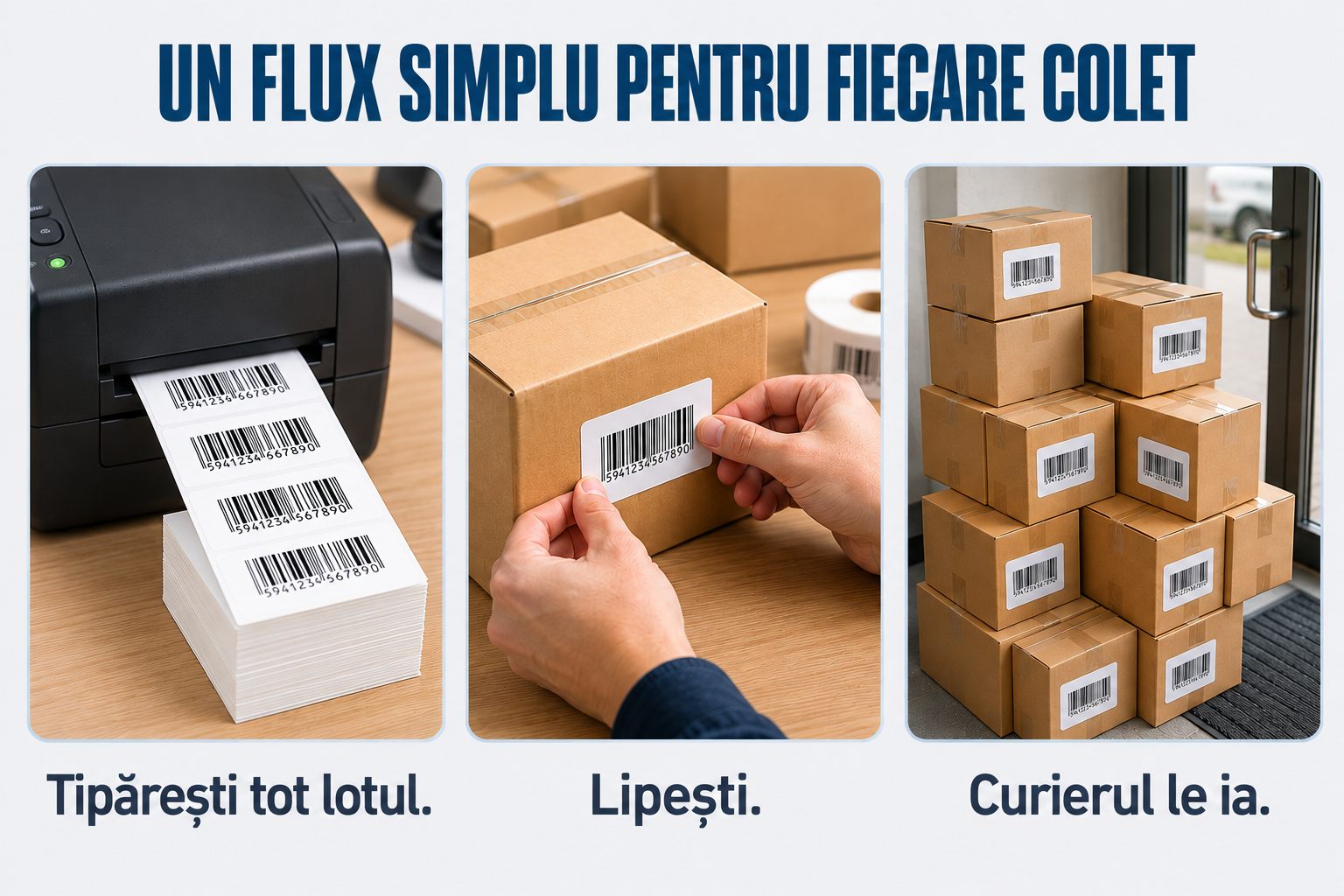Tipărești, lipești, curierul le ia