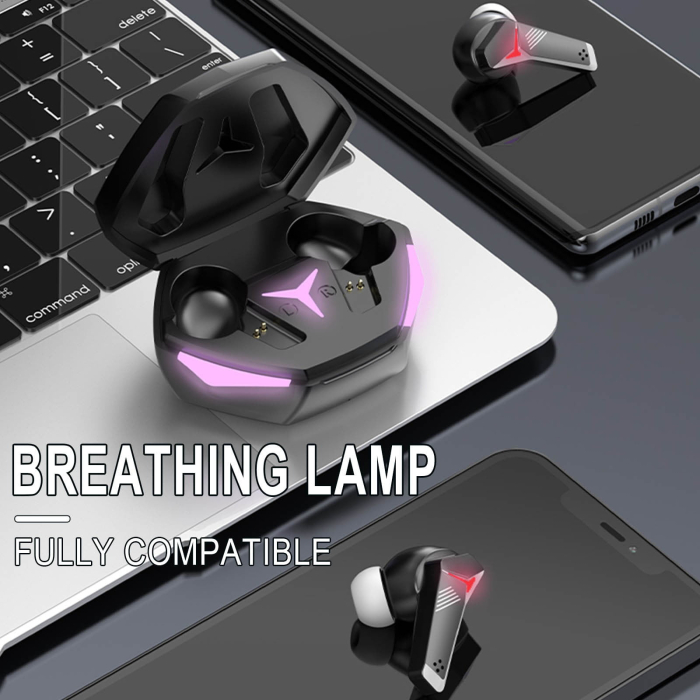 Casti Audio Wireless In-Ear, Bluetooth 5.2, Gaming cu Anulare Zgomot, Autonomie 15h - AFel [5]