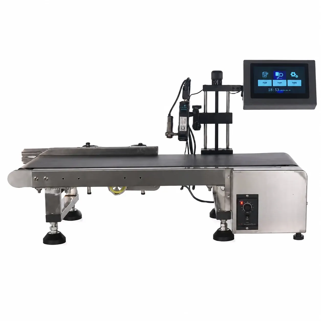 Coduri de bare - Imprimantă inkjet industrială pentru linii de producție, 300 DPI