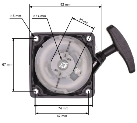 Accesorii motocoasa - Demaror motocoasa chinezeasca