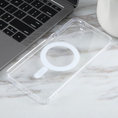 Husă clear cu magsafe compatibilă cu Galaxy S24 Plus, TPU+PVC [2]
