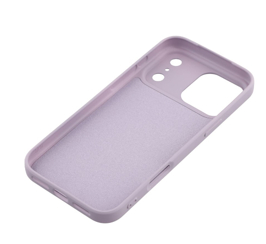 Husă din silicon compatibilă cu iPhone 17 Pro, Mov Lila [2]