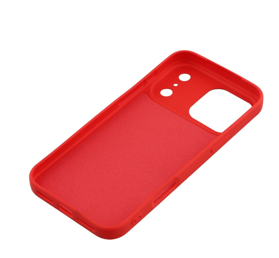 Husă din silicon compatibilă cu iPhone 17 Pro, Roșu [2]