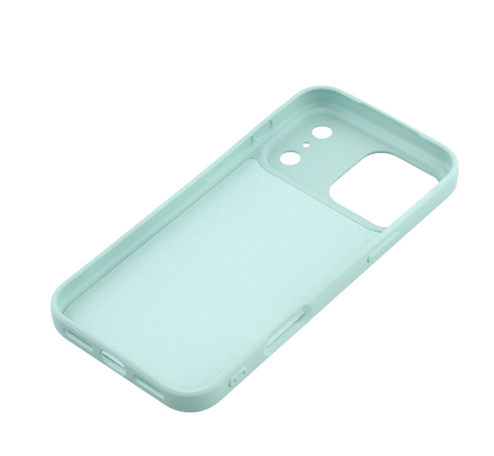 Husă din silicon compatibilă cu iPhone 17 Pro, Turcoaz [2]