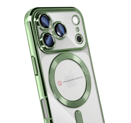 iPhone 17 Pro - Husă clear compatibilă cu iPhone 17 Pro, Verde